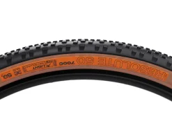 WTB Tires|Resolute Tubeless Gravel Tire (Tan Wall) (700c) (50mm) (Light/Fast w/SG2) (Dual DNA)