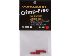 Yokozuna Cables & Housing|Crimp-Free Locking Brake Cable Tip (Red) (2)