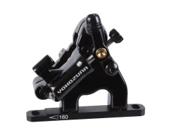 Yokozuna Brakes|Motoko Disc Brake Caliper (Black) (Mechanical) (w/ 160mm Rotor) (Front) (Flat Mount)
