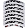 Zipp Frame Protection & Decals|Decal Set (303 Matte Black Logo) (Complete for One Wheel)