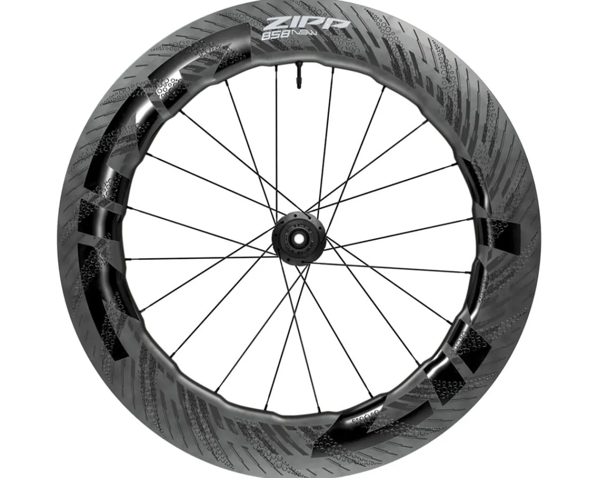 Zipp Wheels & Parts|858 NSW Carbon Disc Brake Wheel (D1) (Black) (SRAM XDR) (Rear) (12 x 142mm) (700c) (Centerlock) (Tubeless)