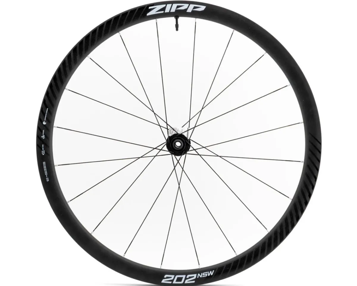 Zipp Wheels & Parts|202 NSW Carbon Road Wheel (A1) (Dark Grey Graphic) (Front) (700c) (Centerlock) (Tubeless)