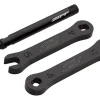 Zipp Tire & Tube Accessories|Tangente Aluminum Knurled Valve Extenders (Black) (Single) (72mm)