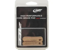 Zipp Brakes|Tangente High Performance Cork Brake Pad Inserts (Brown) (1 Pair) (Shimano/SRAM) (For Carbon Rims)