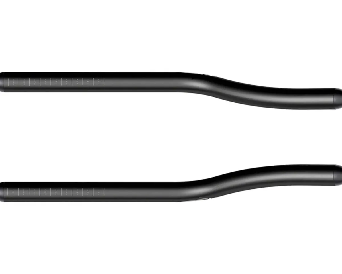 Zipp Handlebars|Vuka Alumina Evo 70 Extensions (Bead Blast Black) (22.2mm) (360mm)