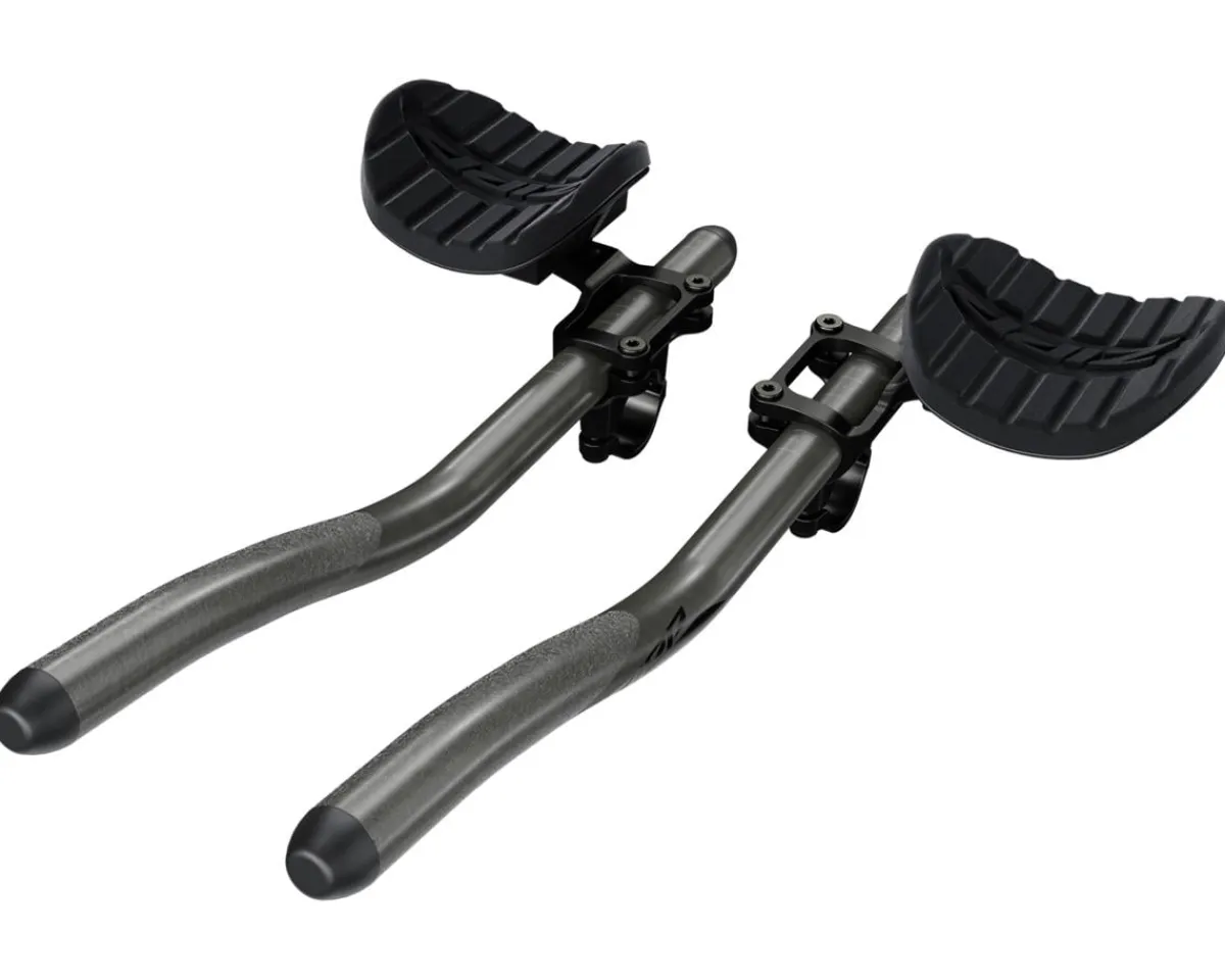 Zipp Handlebars|Vuka Clip with Carbon Race Extensions (Black) (A1) (Above Bar Mount)