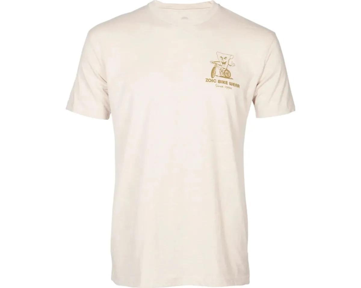 ZOIC Casual Clothing|Clothing Sale|Bike Pizza T-Shirt (Bone) (M)
