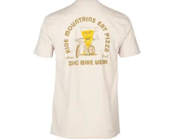 ZOIC Casual Clothing|Clothing Sale|Bike Pizza T-Shirt (Bone) (M)