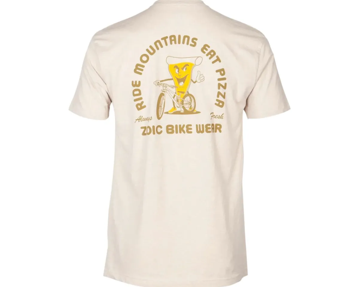 ZOIC Casual Clothing|Clothing Sale|Bike Pizza T-Shirt (Bone) (M)